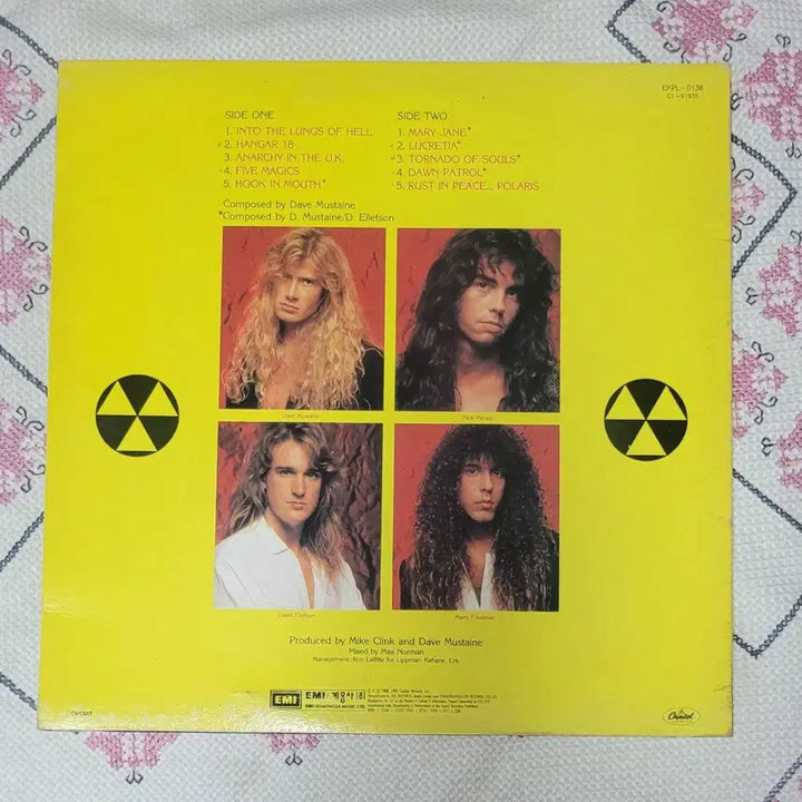 [BUNJANG] Megadeth LP / 메가데스 엘피