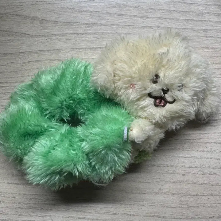 [BUNJANG] Dain Tree Bear Scrunchie / 댕트리버 댕트 스크런치 팝니다3.7