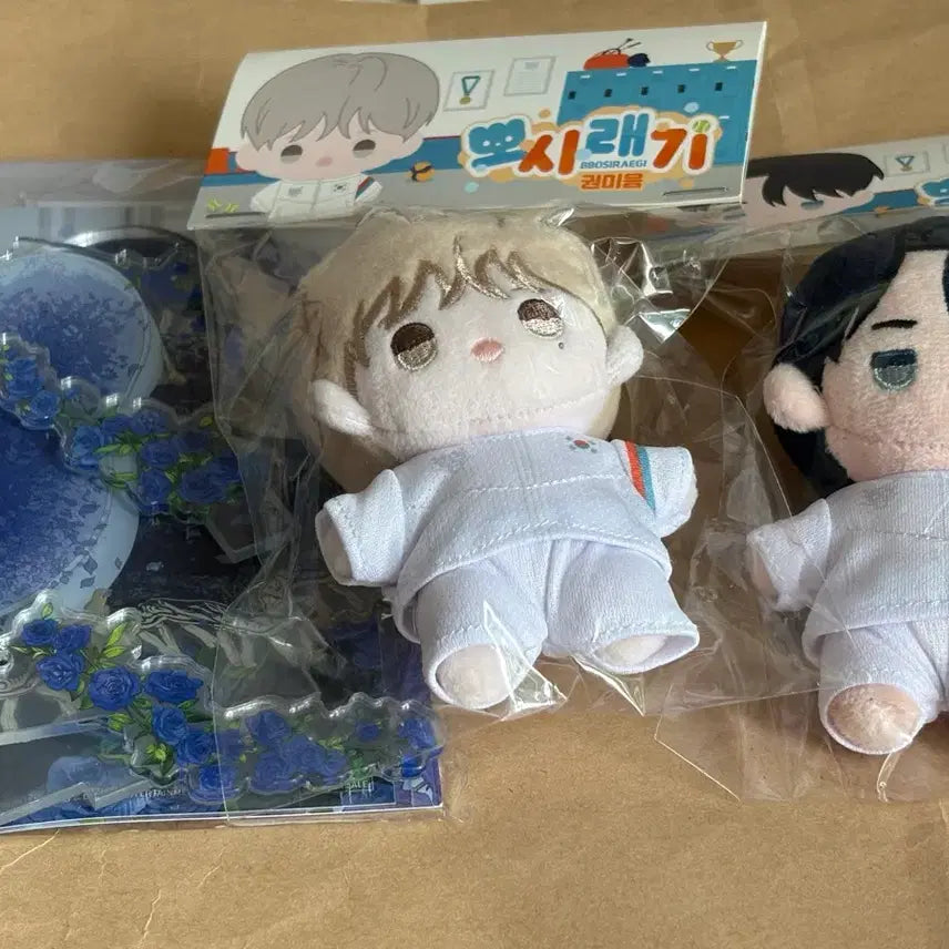 [BUNJANG] &amp;TEAM YETI Acrylic Stand Bundle Set / 애욕 팀레진 뽀시래기 인형 아크릴 스탠드 미개봉 일괄 양도
