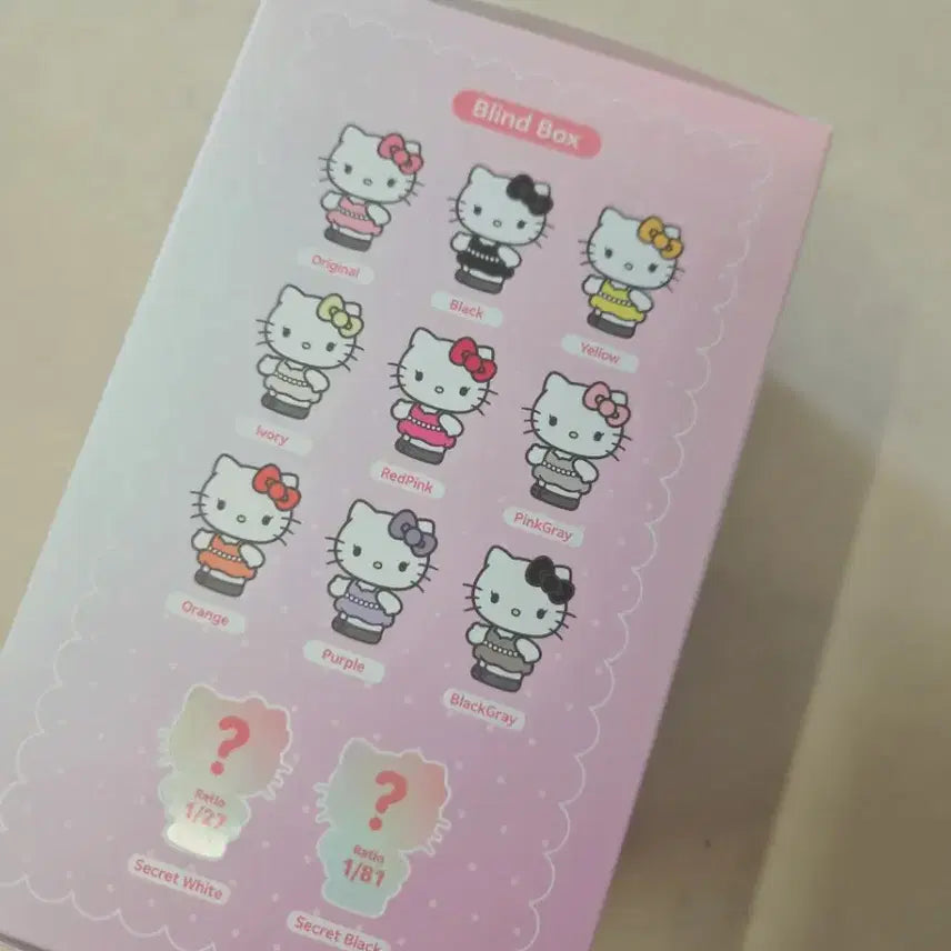 [BUNJANG] Hello Kitty x Jisoo Collaboration Plush Keychain (Random, Sealed) / 박스 미개봉 헬로키티X지수 플러시키링 단품 랜덤미개봉수량1
