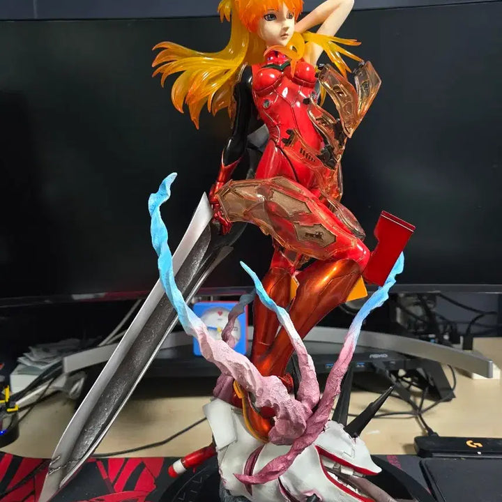[BUNJANG] Evangelion Asuka 1/4 Scale Statue / 에반게리온 1/4 아스카 스태츄 팝니다