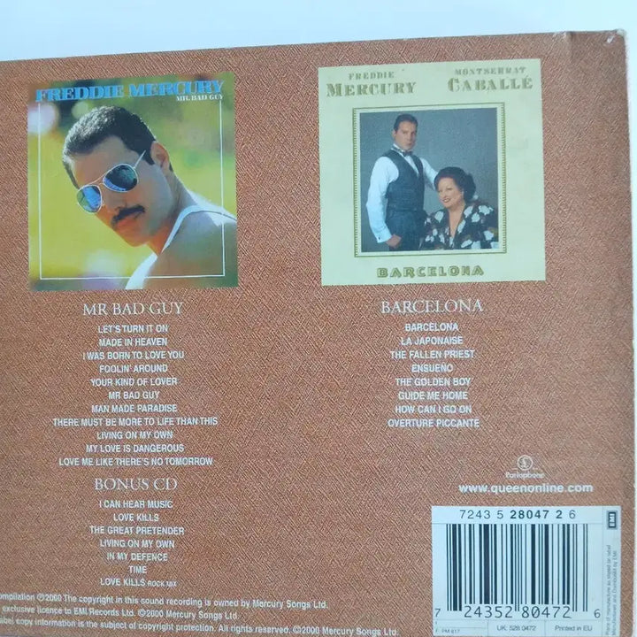 [BUNJANG] Freddie Mercury Best Album 3CD / 프레디 머큐리 베스트 앨범 3CD