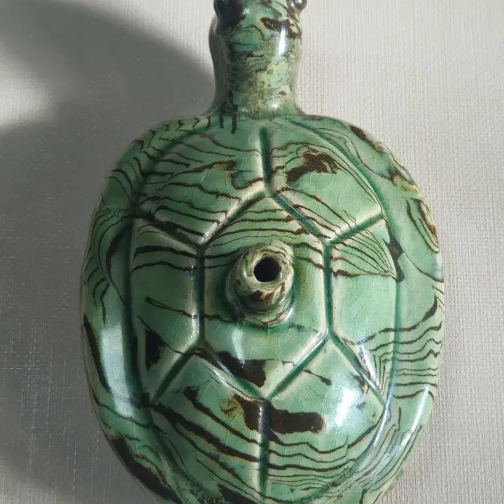 [BUNJANG] Goryeo Dynasty Celadon Turtle-shaped Inkstone / 송 교태자기 거북형연적