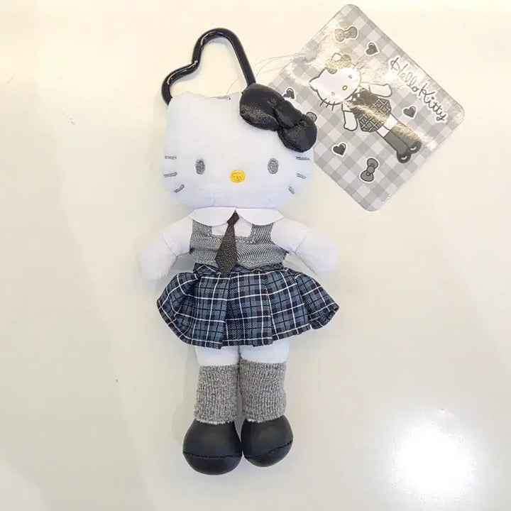 [BUNJANG] School Uniform Long-Legged Kitty Keychain (Authentic) / 스쿨룩 롱다리 교복 키티 키링(정품)