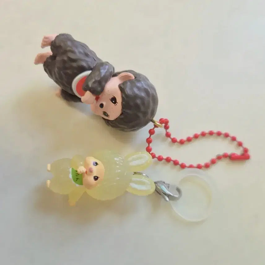 [BUNJANG] Monchhichi Mesilushi Figure Keyring Bundle Set / 몬치치 메지루시 피규어 키링 일괄판매