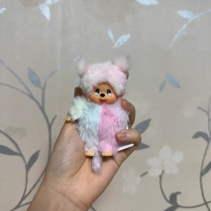 [BUNJANG] Monchhichi Tie-Dye Mini Keychain / 몬치치 타이다이 미니 키체인