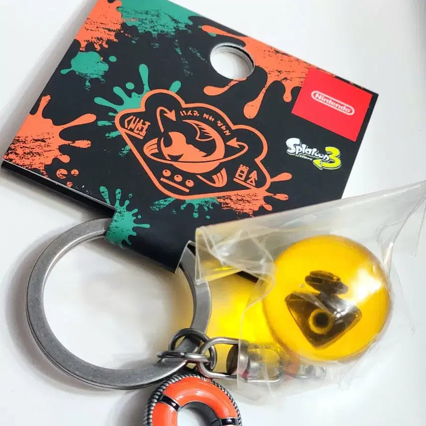 [BUNJANG] Splatoon Salmon Run Eggplant Charm / [번개절 하루 특가] 스플래툰 연어런 키링 연어알