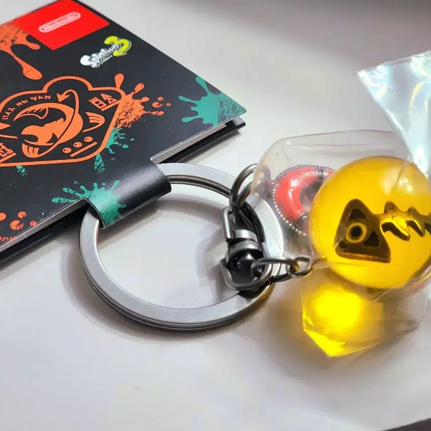 [BUNJANG] Splatoon Salmon Run Eggplant Charm / [번개절 하루 특가] 스플래툰 연어런 키링 연어알