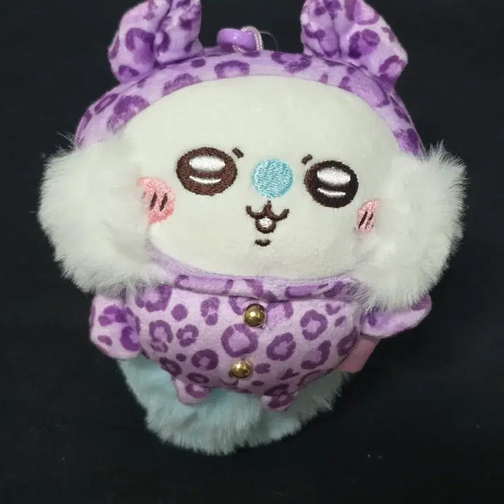 [BUNJANG] Leopard Print Momongga Doll Keychain / 호피 모몽가 인형 키링