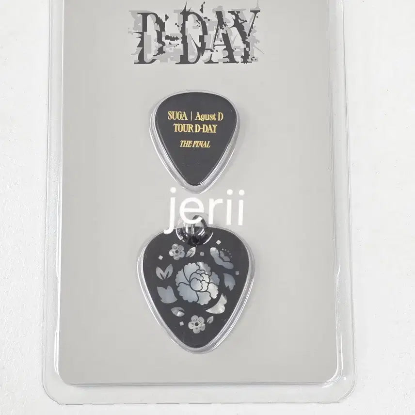 [BUNJANG] BTS SUGA Agust D Guitar Pick Bundle Set / 방탄소년단 슈가 Agust D 키타피크 4개 일괄