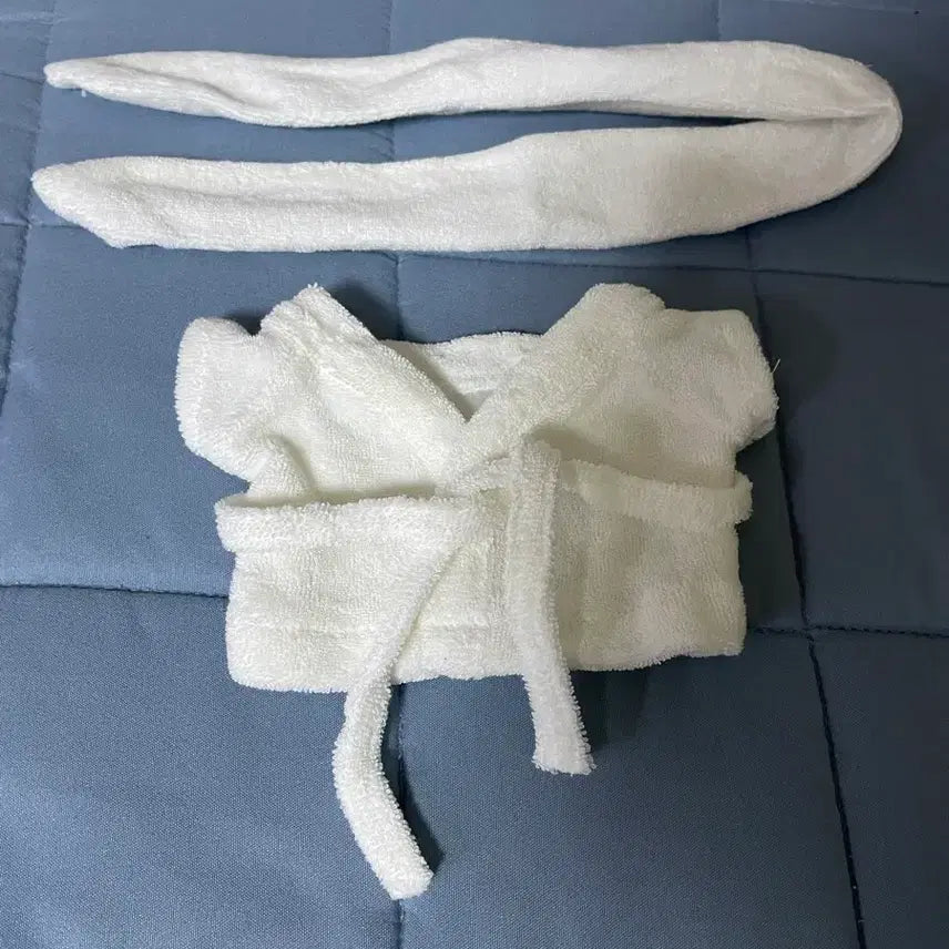 [BUNJANG] 20cm Doll Clothes Shower Robe Set / 20cm인형옷 샤워가운SET