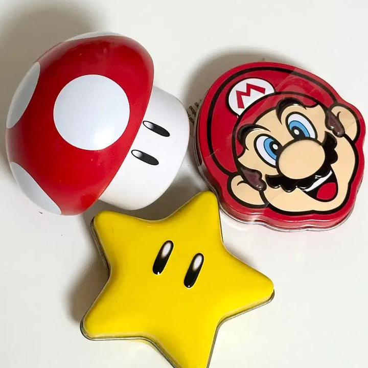 [BUNJANG] Super Mario 3 Types Candy Tin Case Set / 슈퍼마리오 틴케이스 캔디 3종