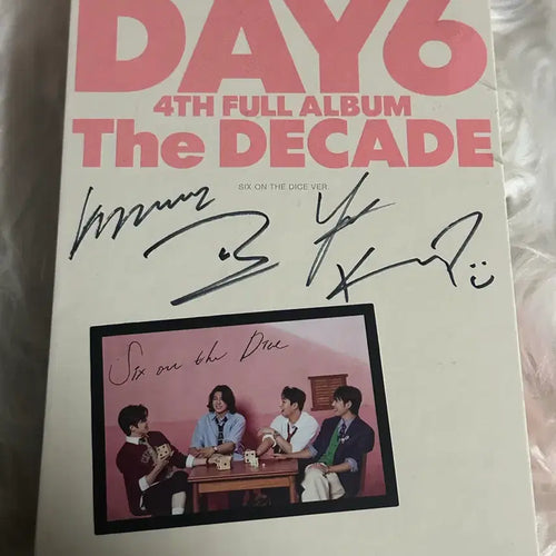[BUNJANG] DAY6 Signed Album The DECADE / 데이식스 DAY6 친필 싸인앨범