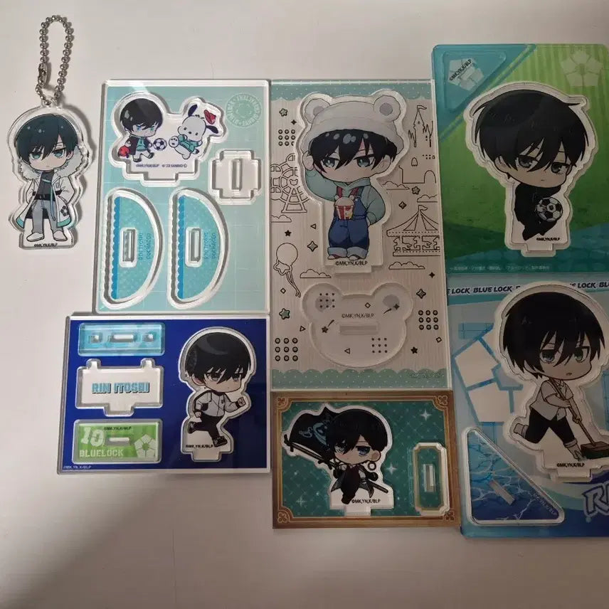 [BUNJANG] Rin Itoshi Blue Lock SD Acrylic Standee Bundle Set (6pcs) / 블루록 이토시 린 SD 스디 아크릴 6개 일괄