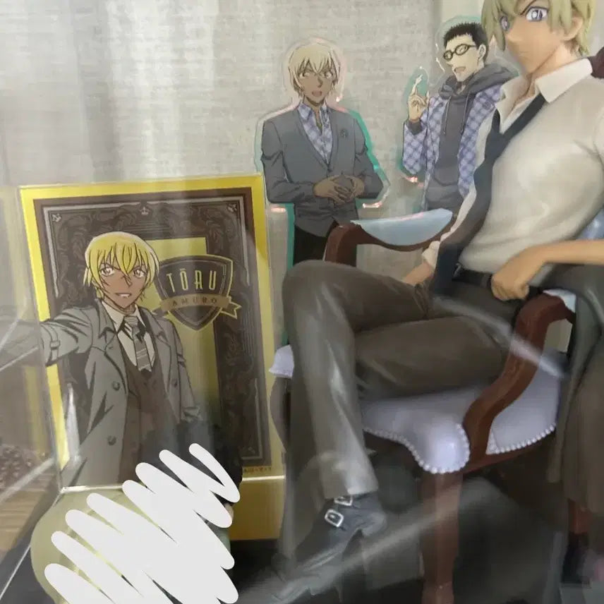 [BUNJANG] Furuya Figure, Kazami Acrylic Stand Bundle Set / 코난 아무로 토오루 후루야 레이 피규어 아크릴 카자미 유야(유우야)아크릴 일괄