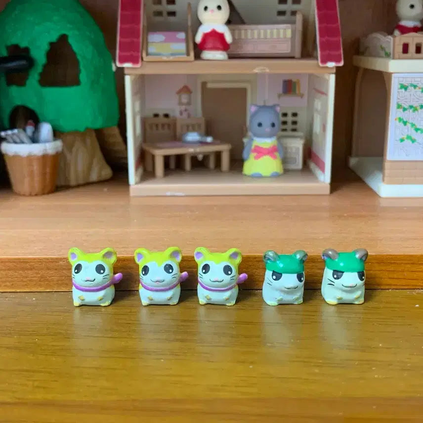 [BUNJANG] Hamtaro Mini Figure / 방가방가햄토리 초미니 피규어