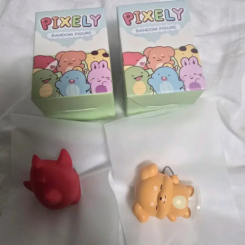 [BUNJANG] Pixelly Character Bundle Set / 픽셀리 피규어 일괄