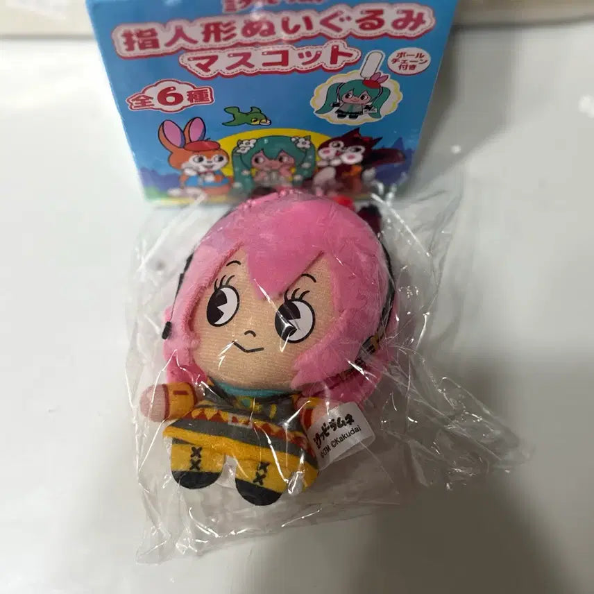 [BUNJANG] Vocaloid Megurine Luka Finger Mascot Doll / 보컬로이드 라무네 콜라보 메구리네 루카 손가락 마스코트 인형