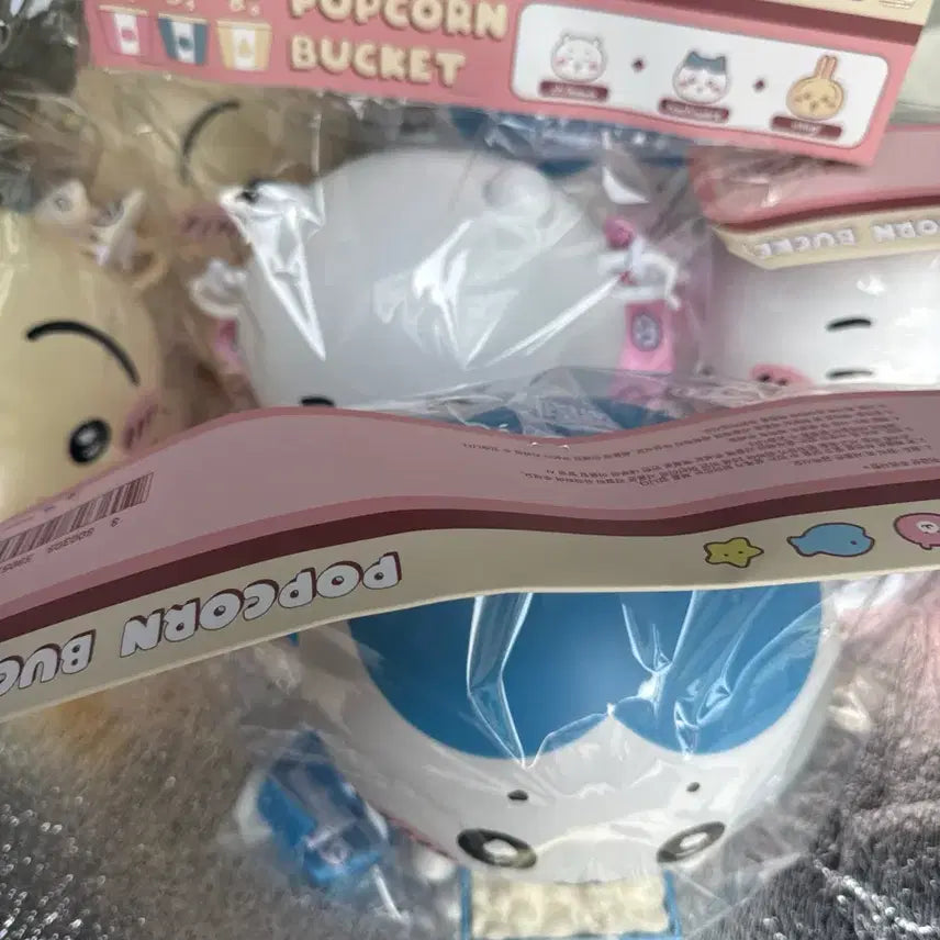 [BUNJANG] Chiikawa Usagi Hachiware CGV Popcorn Bucket Set / 우사기,치이카와,하치와레 CGV팝콘통 판매