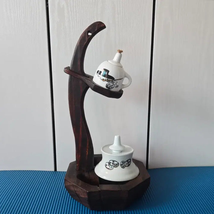 [BUNJANG] Antique Oil Lamp Set / 등잔대 셋트