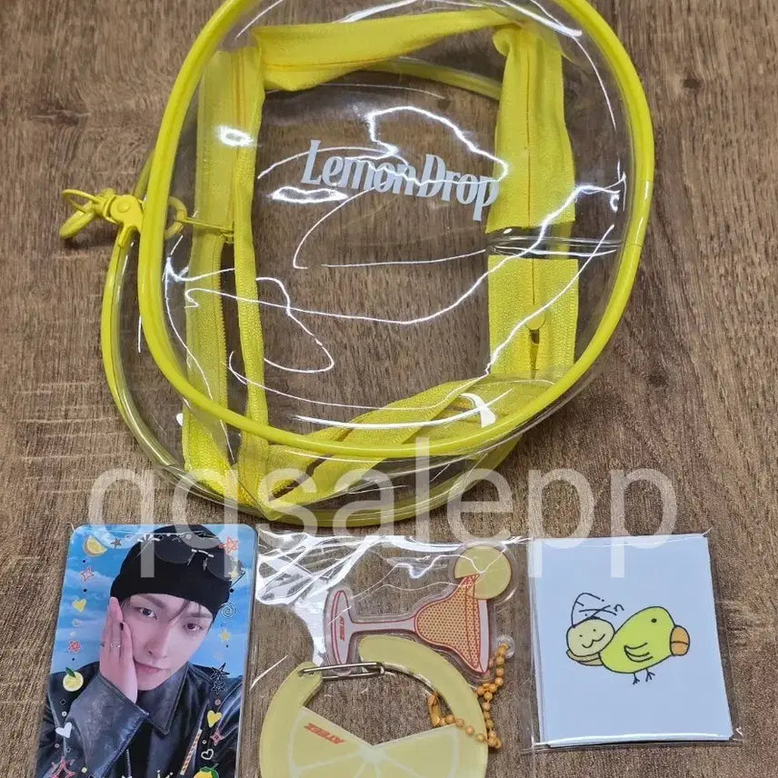 [BUNJANG] ATEEZ Lemon Drop Studio Kit Photocard Set / 에이티즈 레몬드랍 공방키트(포카포함)