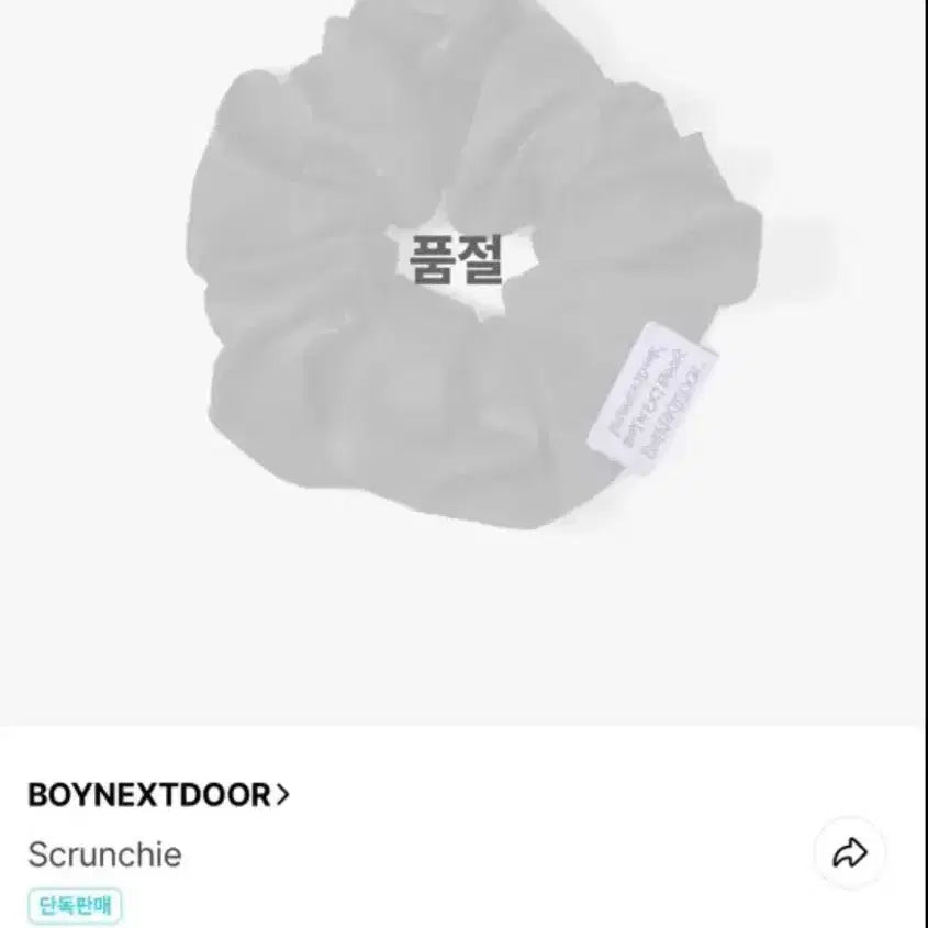 [BUNJANG] BOYNEXTDOOR Scrunchie / 보넥도 스크런치