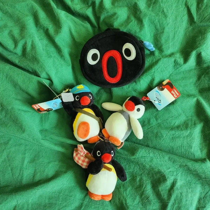 [BUNJANG] Pingu Doll Pouch Bundle Set / 핑구 인형 파우치 일괄판매