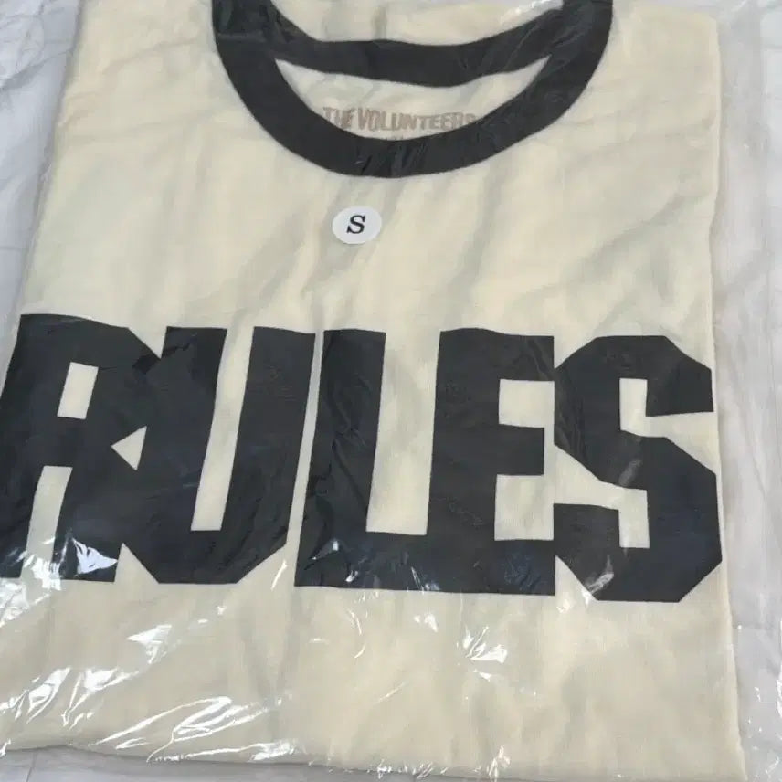 [BUNJANG] The Volunteers Rules T-Shirt (Size S) / 더발룬티어스 rules 티셔츠 S