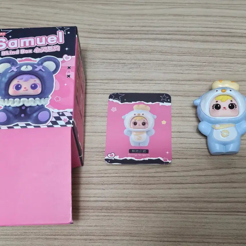 [BUNJANG] Samuel Baking Penguin Figure / 사무엘 베이킹 펭귄 피규어  블라인드 랜덤