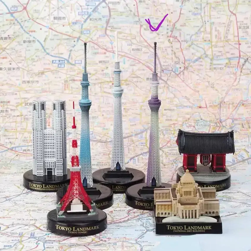[BUNJANG] Tokyo Skytree Model Gacha (Purple) / 도쿄 스카이트리 가챠 판매