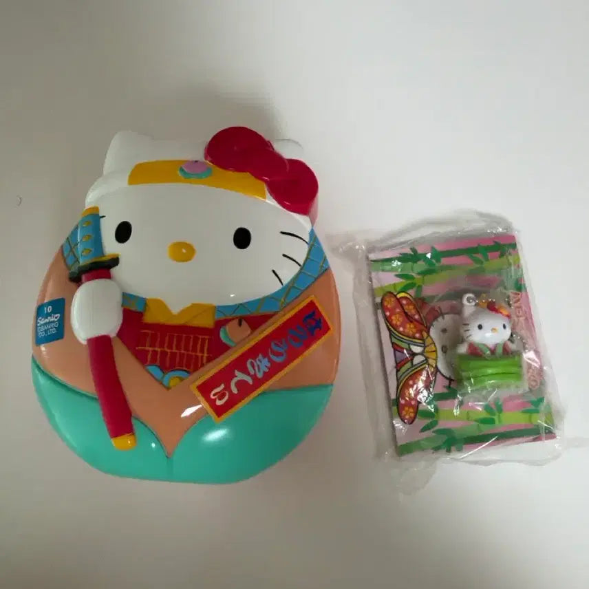 [BUNJANG] Peach Boy Kitty Figure Storage Box Bundle Set / 복숭아동자 키티책 피규어 보관함 일괄