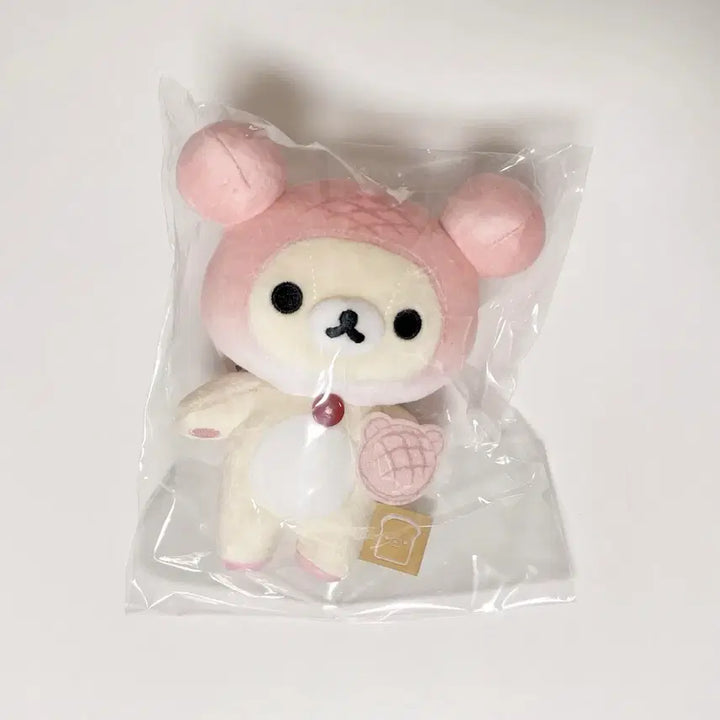 [BUNJANG] Rilakkuma Bakery Korilakkuma Melon Bread Mascot Plush / 리락쿠마 베이커리 코리락쿠마 메론빵 마스코트 인형