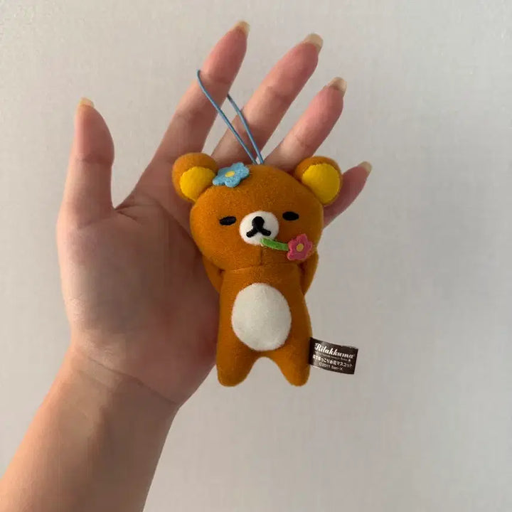 [BUNJANG] Rilakkuma Classic Flower Plush / 고전 리락쿠마 꽃 인형