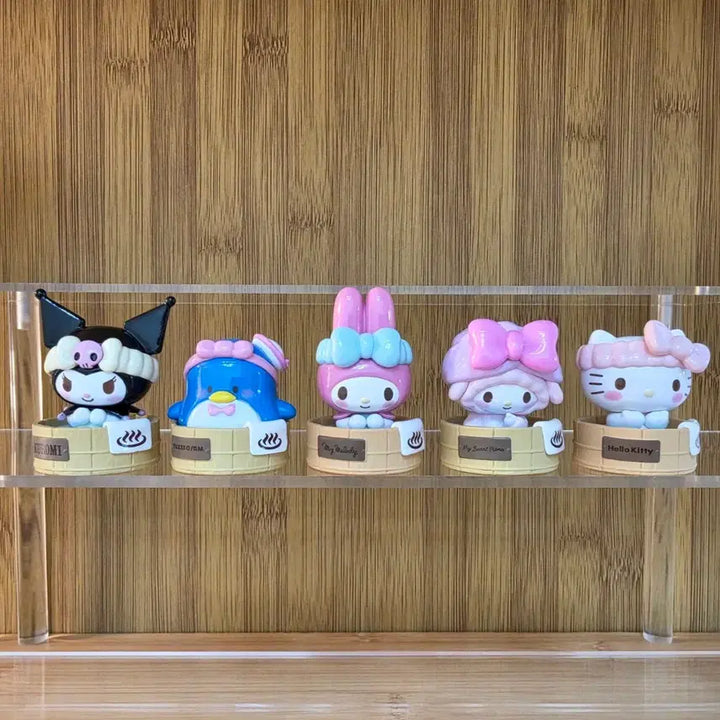 [BUNJANG] Sanrio Hot Spring Figures Bundle Set / 산리오 온천피규어(일괄)
