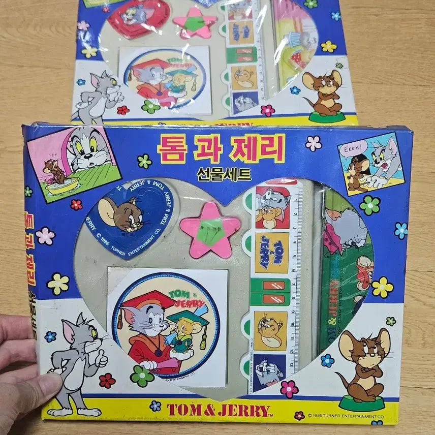 [BUNJANG] 1998 Tom and Jerry Gift Set Stationery Set / [고전문구] 98년 톰과제리 선물세트 문구세트