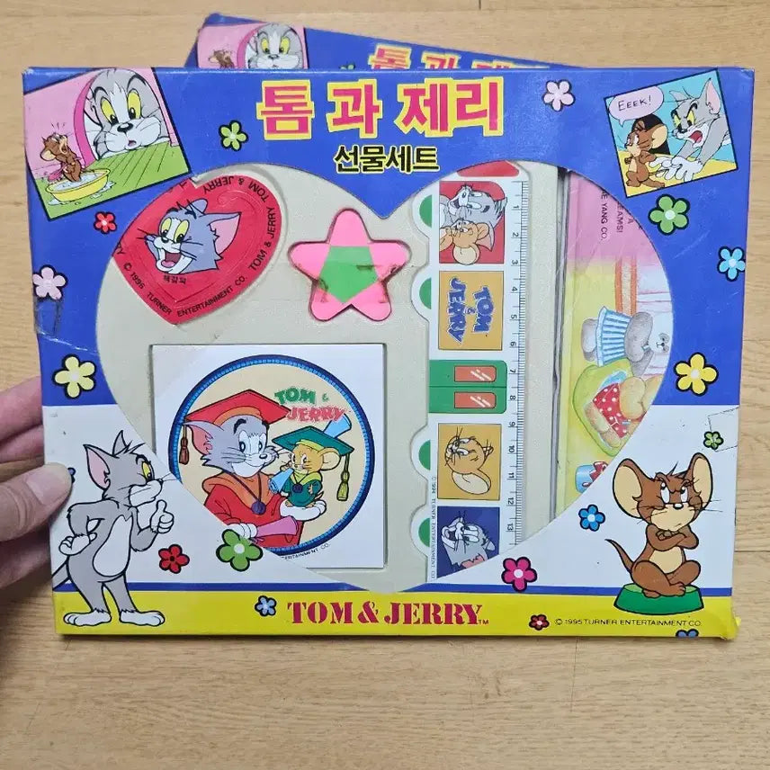 [BUNJANG] 1998 Tom and Jerry Gift Set Stationery Set / [고전문구] 98년 톰과제리 선물세트 문구세트