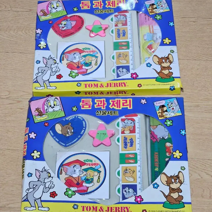 [BUNJANG] 1998 Tom and Jerry Gift Set Stationery Set / [고전문구] 98년 톰과제리 선물세트 문구세트