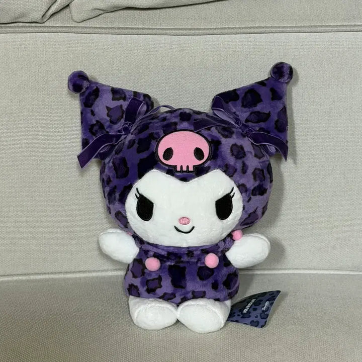 [BUNJANG] Sanrio Kuromi Leopard Medium Plush / (새상품) 산리오 레오파드 쿠로미 중형 인형