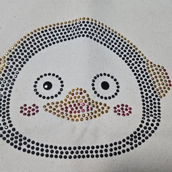 [BUNJANG] Pengsoo Beaded Eco Bag / 펭수 비즈 에코백