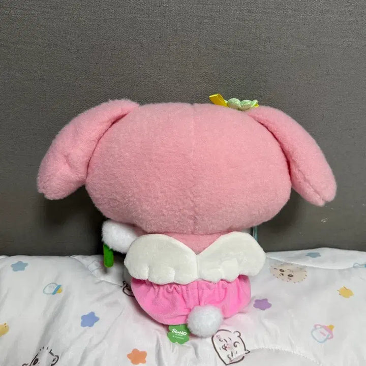 [BUNJANG] Sanrio My Melody Four-Leaf Clover Plush Doll / 산리오 마이멜로디 네잎클로버 봉제인형 새상품 정품