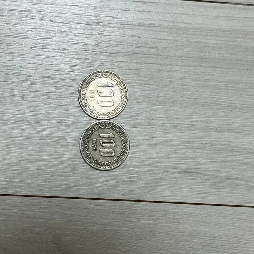 [BUNJANG] Vintage Korean 100 Won Coins (1982, 1975) / 옛날 동전