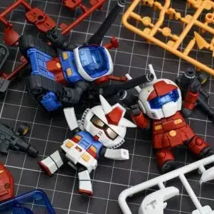 [BUNJANG] 404Mowan Desktop V Operation 3-Type Plastic Model Set (First Gundam, Guncannon, Guntank) / [예약] 404모완 데스크탑 V작전 3종 프라모델 세트 (퍼스트건담, 건캐논, 건탱크)