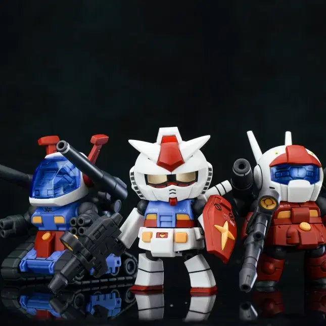 [BUNJANG] 404Mowan Desktop V Operation 3-Type Plastic Model Set (First Gundam, Guncannon, Guntank) / [예약] 404모완 데스크탑 V작전 3종 프라모델 세트 (퍼스트건담, 건캐논, 건탱크)