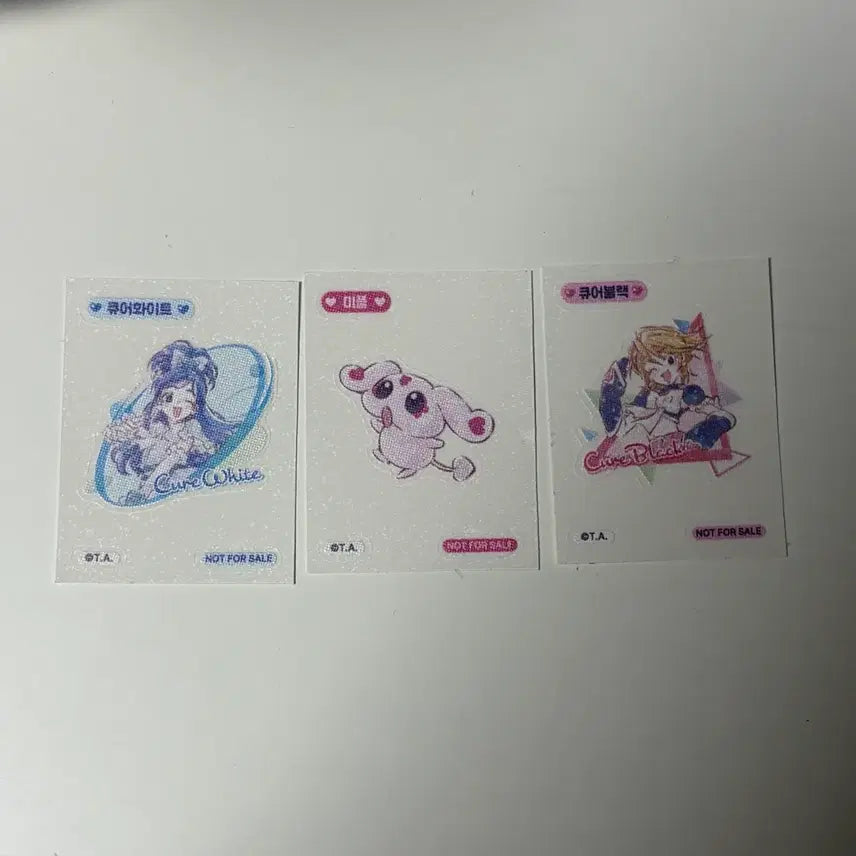 [BUNJANG] Pretty Cure Ttibu Seal Bundle Set / 다모여페스타 프리큐어 띠부씰 3개 일괄