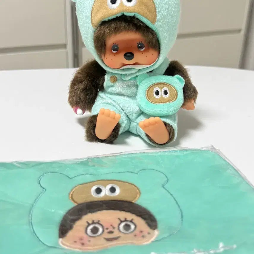 [BUNJANG] Monchhichi Tanukukun Friends Pouch Set / 몬치치 타누쿤프렌즈 제품(파우치포함)