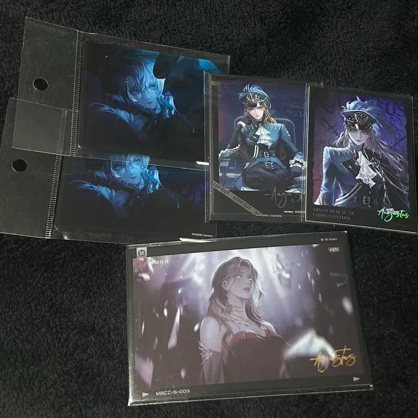 [BUNJANG] Mugimido August Eve Acrylic CG Card Bundle Set / 무기미도 아우구스트 이브 아크릴 cg 카드 포카 일괄