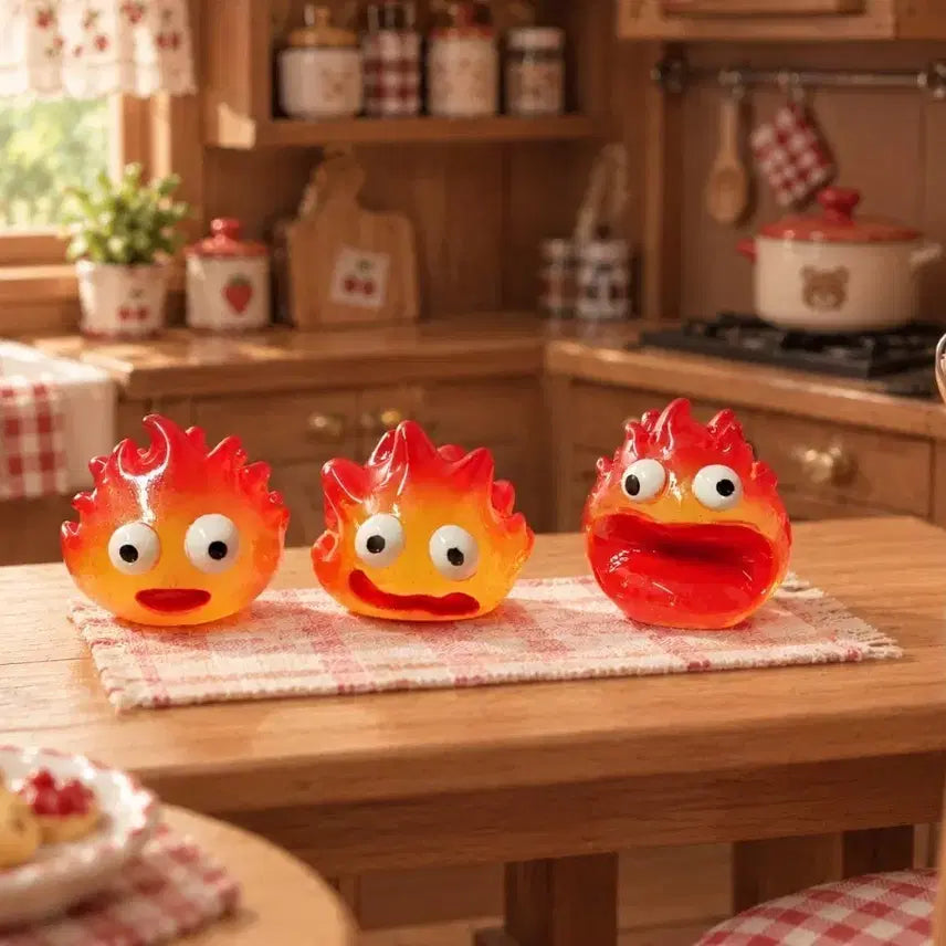 [BUNJANG] Calcifer Miniature Set (3 Types) / 캘시퍼 미니어처 3종 세트