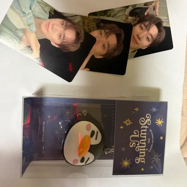[BUNJANG] 2PM Lee Junho 2026 Stunning Us Voice Keyring Bundle Set / 이준호 팬미팅 2026 Stunning Us 보이스 키링 voice keyring (미개봉새상품) 다만날 포토카드 3종 포함