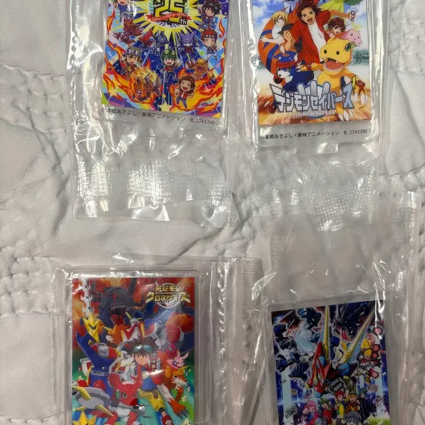 [BUNJANG] Digimon Adventure 25th Anniversary Mini Acrylic Stand Set / 디지몬 어드벤처 25주년 미니 아크릴 스탠드 4종 일괄