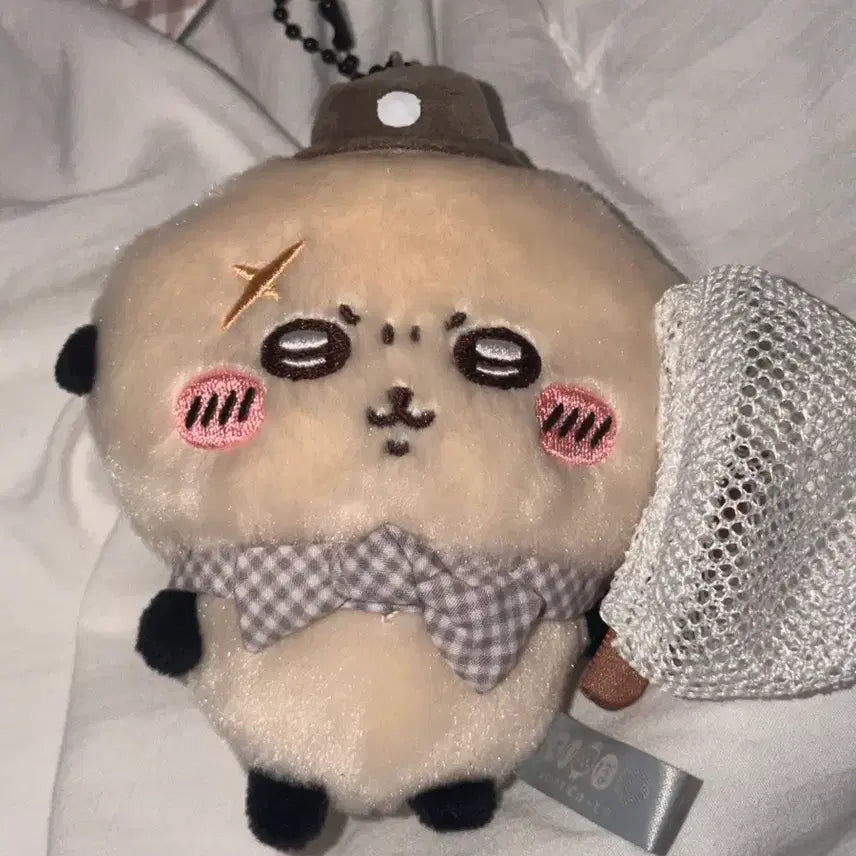 [BUNJANG] Chiikawa Racco Picnic Mascot Plush / 치이카와 포켓 먼작귀 랏코 피크닉 마스코트 인형